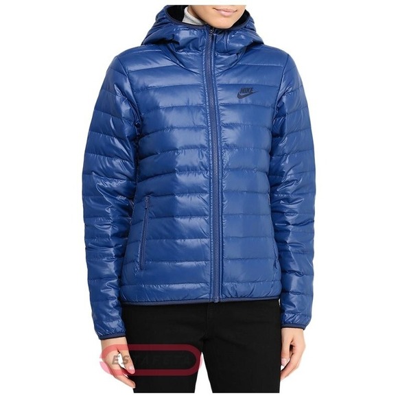Nike Jackets & Blazers - Nike Puffer Jacket Womens Medium 550‎ Down Fill Sportswear Hooded Full Zip